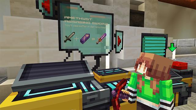 Screenshot of the Minecraft Bedrock Marketplace product WEAPON FUSION PACK created by Kreatik Studios.