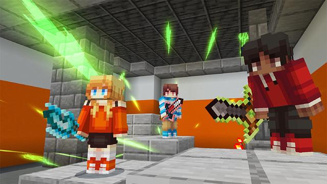 Screenshot of the Minecraft Bedrock Marketplace product WEAPON FUSION PACK created by Kreatik Studios.