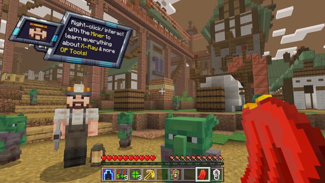 Screenshot of the Minecraft Bedrock Marketplace product XRAY HACKER CLIENT created by Kreatik Studios.