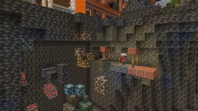 Screenshot of the Minecraft Bedrock Marketplace product XRAY HACKER CLIENT created by Kreatik Studios.