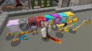 Screenshot of the Minecraft Bedrock Marketplace product 100 Days Lucky Block created by Kubo Studios.