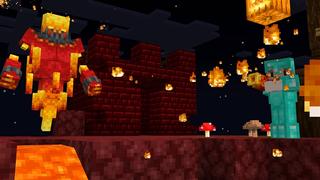 Screenshot of the Minecraft Bedrock Marketplace product 100 Days: One Block created by Kubo Studios.