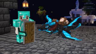 Screenshot of the Minecraft Bedrock Marketplace product 100 Days: One Block created by Kubo Studios.