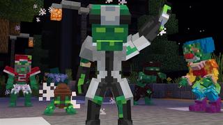 Screenshot of the Minecraft Bedrock Marketplace product 100 Days: Zombies created by Kubo Studios.