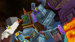 Screenshot of the Minecraft Bedrock Marketplace product Advanced Weapons created by Kubo Studios.