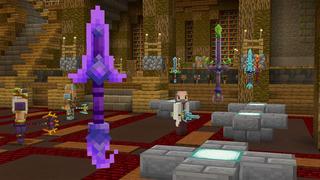 Screenshot of the Minecraft Bedrock Marketplace product Advanced Weapons created by Kubo Studios.