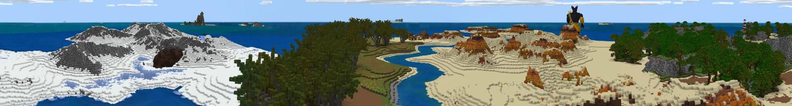 Panorama of the Minecraft Bedrock Marketplace product ANIMALS++ created by Kubo Studios.