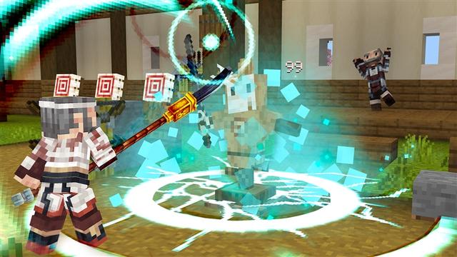 Screenshot of the Minecraft Bedrock Marketplace product Anime Blades created by Kubo Studios.