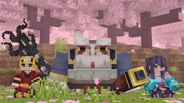 Screenshot of the Minecraft Bedrock Marketplace product ANIME JUTSU Add-On created by Kubo Studios.