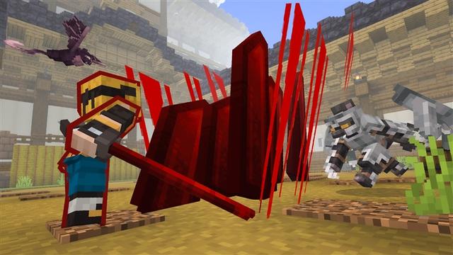 Screenshot of the Minecraft Bedrock Marketplace product ANIME JUTSU Add-On created by Kubo Studios.
