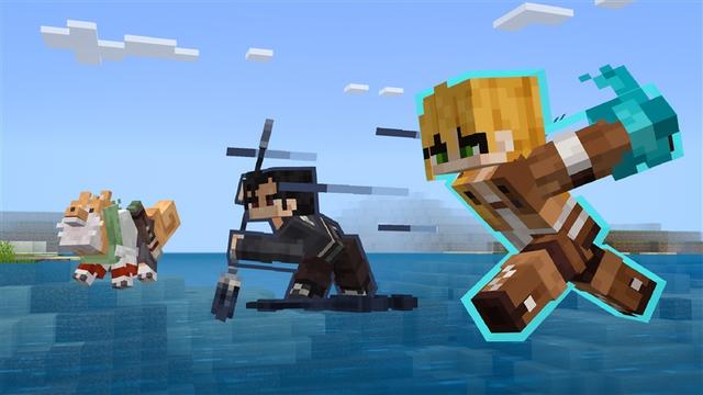 Screenshot of the Minecraft Bedrock Marketplace product ANIME JUTSU Add-On created by Kubo Studios.