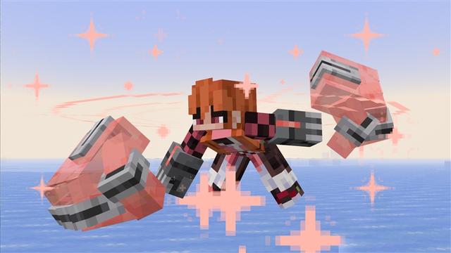 Screenshot of the Minecraft Bedrock Marketplace product ANIME JUTSU Add-On created by Kubo Studios.