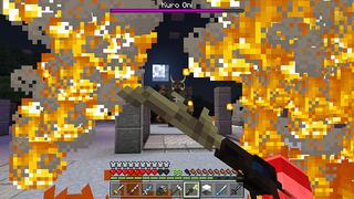 Screenshot of the Minecraft Bedrock Marketplace product Anime Weapons created by Kubo Studios.