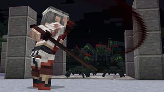 Screenshot of the Minecraft Bedrock Marketplace product Anime Weapons created by Kubo Studios.