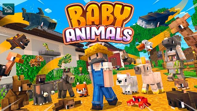 Thumbnail of the Minecraft Bedrock Marketplace product Baby Animals created by Kubo Studios.