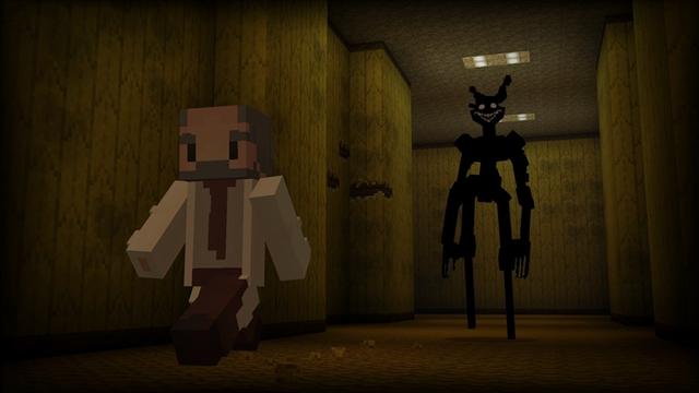 Screenshot of the Minecraft Bedrock Marketplace product Backrooms Morph created by Kubo Studios.