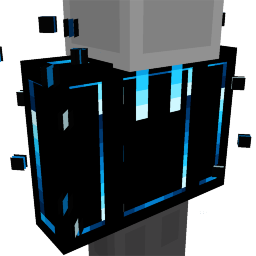 Thumbnail of the Minecraft Bedrock Marketplace product Blue Pulse Glitching Hoodie created by Kubo Studios.