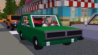 Screenshot of the Minecraft Bedrock Marketplace product Cars City created by Kubo Studios.