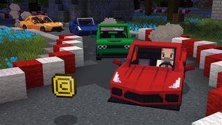 Screenshot of the Minecraft Bedrock Marketplace product Cars City created by Kubo Studios.