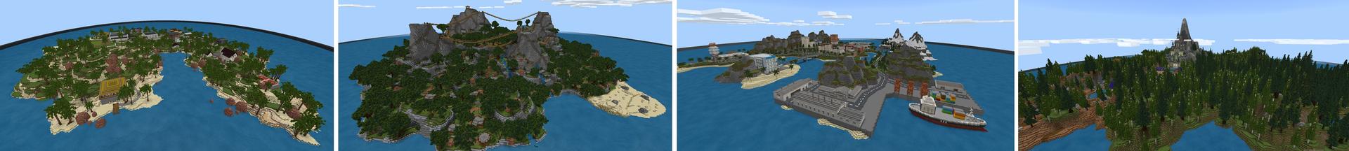 Panorama of the Minecraft Bedrock Marketplace product CITY BUNDLE created by Kubo Studios.
