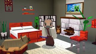 Screenshot of the Minecraft Bedrock Marketplace product City Furniture: Modern Island created by Kubo Studios.