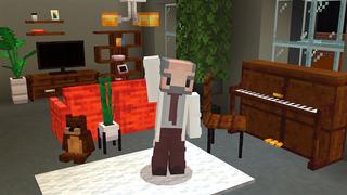 Screenshot of the Minecraft Bedrock Marketplace product City Furniture: Modern Island created by Kubo Studios.