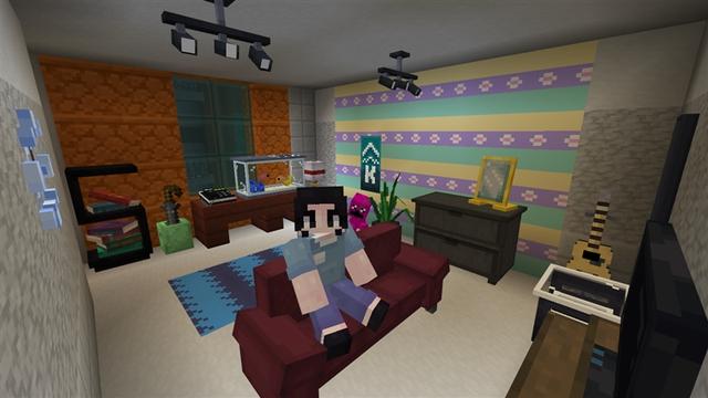 Screenshot of the Minecraft Bedrock Marketplace product City Furniture created by Kubo Studios.