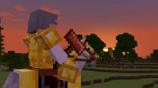 Screenshot of the Minecraft Bedrock Marketplace product Copper Weapons created by Kubo Studios.