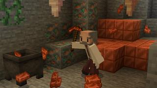 Screenshot of the Minecraft Bedrock Marketplace product Copper Weapons created by Kubo Studios.