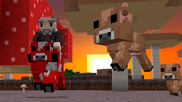 Screenshot of the Minecraft Bedrock Marketplace product Craftable Mobs created by Kubo Studios.
