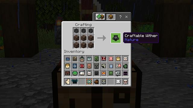 Screenshot of the Minecraft Bedrock Marketplace product Craftable Mobs created by Kubo Studios.
