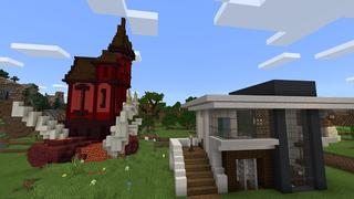 Screenshot of the Minecraft Bedrock Marketplace product Craftable Survival Bases created by Kubo Studios.