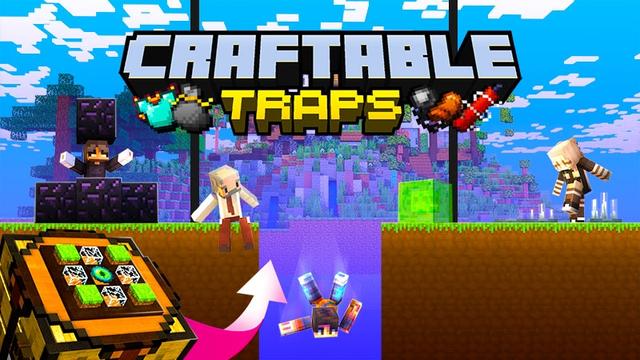 Thumbnail of the Minecraft Bedrock Marketplace product Craftable Traps created by Kubo Studios.