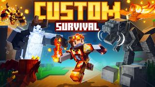 Thumbnail of the Minecraft Bedrock Marketplace product Custom Survival created by Kubo Studios.