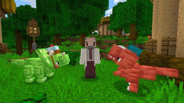 Screenshot of the Minecraft Bedrock Marketplace product Cute Dinosaurs created by Kubo Studios.