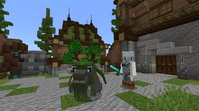 Screenshot of the Minecraft Bedrock Marketplace product Cute Dragons created by Kubo Studios.