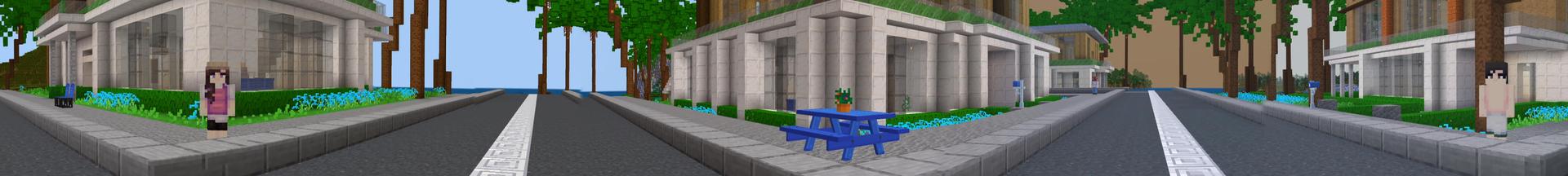 Panorama of the Minecraft Bedrock Marketplace product Cute Furniture 2 created by Kubo Studios.