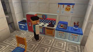 Screenshot of the Minecraft Bedrock Marketplace product Cute Furniture 2 created by Kubo Studios.
