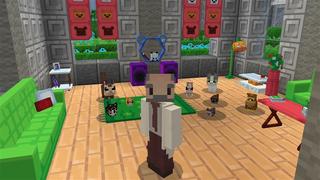 Screenshot of the Minecraft Bedrock Marketplace product Cute Furniture 2 created by Kubo Studios.