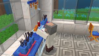 Screenshot of the Minecraft Bedrock Marketplace product Cute Furniture 2 created by Kubo Studios.