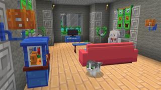 Screenshot of the Minecraft Bedrock Marketplace product Cute Furniture 2 created by Kubo Studios.