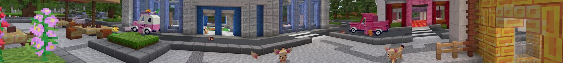 Panorama of the Minecraft Bedrock Marketplace product Cute Furniture created by Kubo Studios.