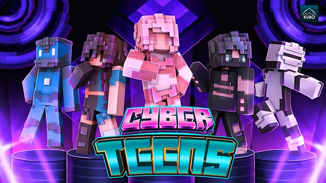Thumbnail of the Minecraft Bedrock Marketplace product Cyber Teens created by Kubo Studios.