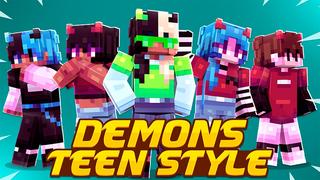 Thumbnail of the Minecraft Bedrock Marketplace product Demons Teen Style created by Kubo Studios.