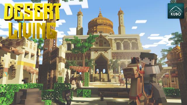 Thumbnail of the Minecraft Bedrock Marketplace product Vivre dans le désert created by Kubo Studios.