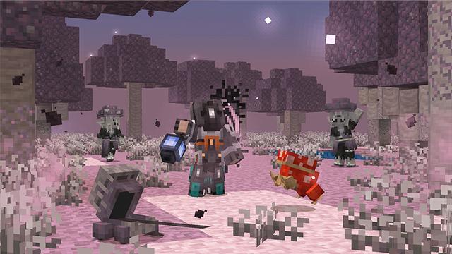 Screenshot of the Minecraft Bedrock Marketplace product DIMENSIONS++ Add-On created by Kubo Studios.