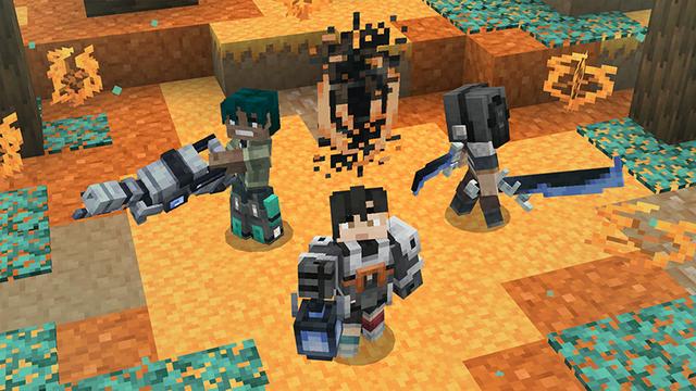 Screenshot of the Minecraft Bedrock Marketplace product DIMENSIONS++ Add-On created by Kubo Studios.