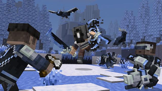 Screenshot of the Minecraft Bedrock Marketplace product DIMENSIONS++ Add-On created by Kubo Studios.