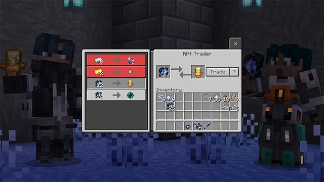 Screenshot of the Minecraft Bedrock Marketplace product DIMENSIONS++ Add-On created by Kubo Studios.