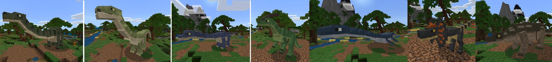 Panorama of the Minecraft Bedrock Marketplace product Dinosaur Era created by Kubo Studios.
